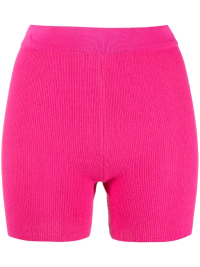 Jacquemus fine-ribbed knitted cycling 
