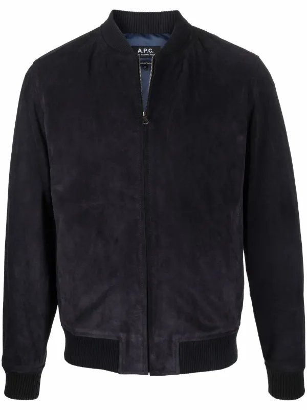 apc suede bomber