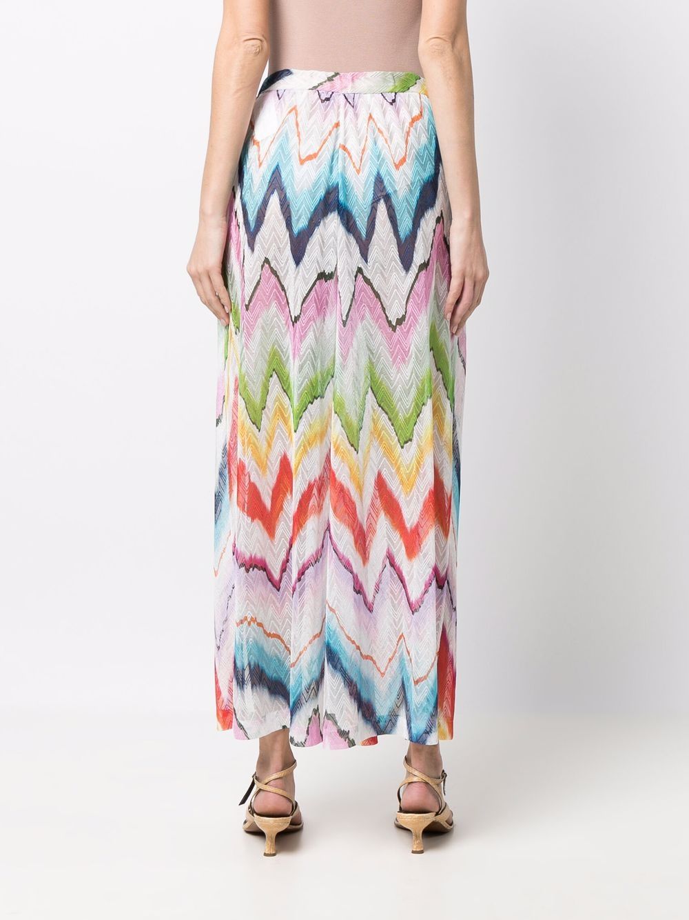 фото Missoni широкие брюки с узором зигзаг