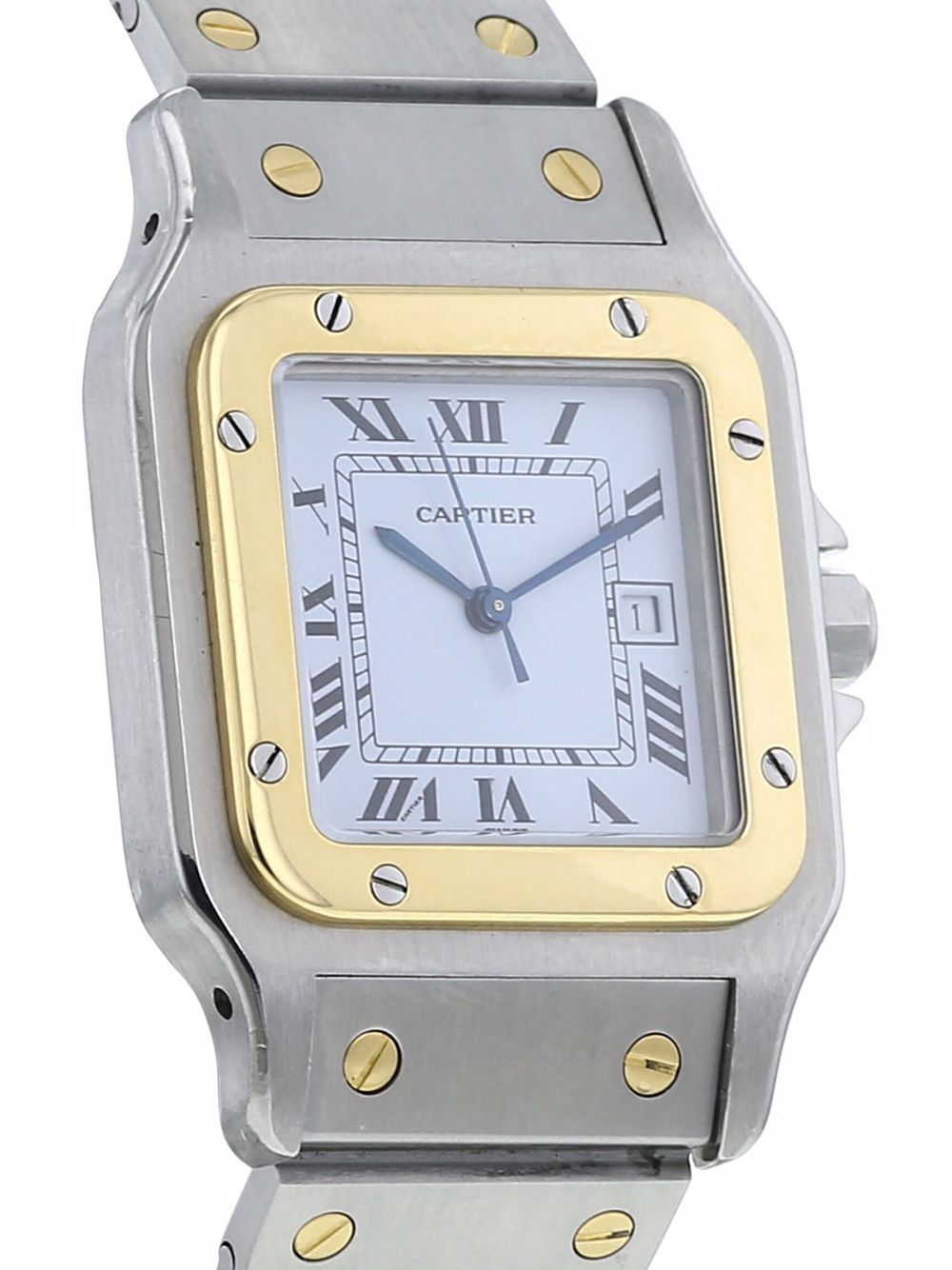 фото Cartier наручные часы santos pre-owned 41 мм 1990-х годов