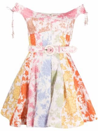 ZIMMERMANN floral-print off-shoulder Dress - Farfetch