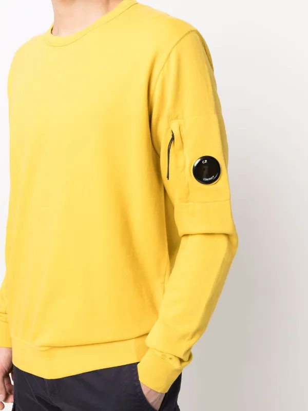yellow cp company jumper