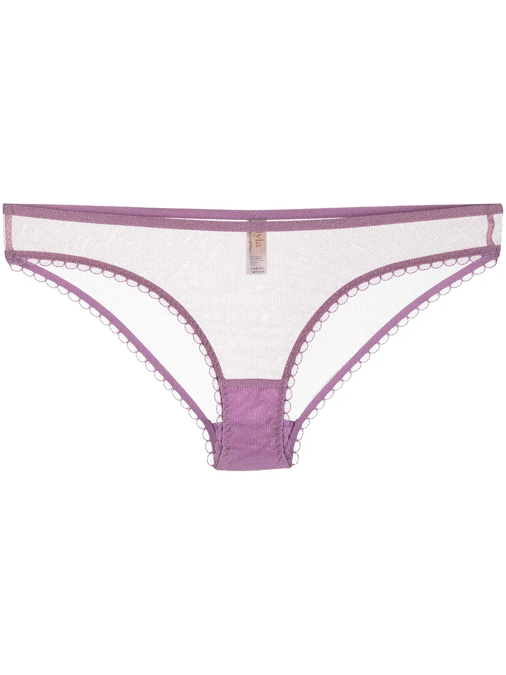 Myla Verity Close Sheer Lilac Brief In Purple