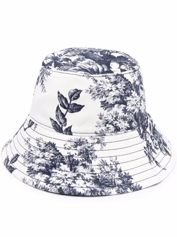 Erdem Floral Print Bucket Hat - Farfetch