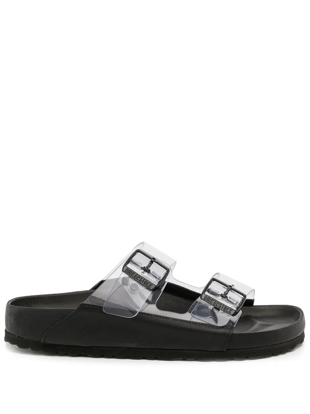 Birkenstock transparent Arizona sandals Black