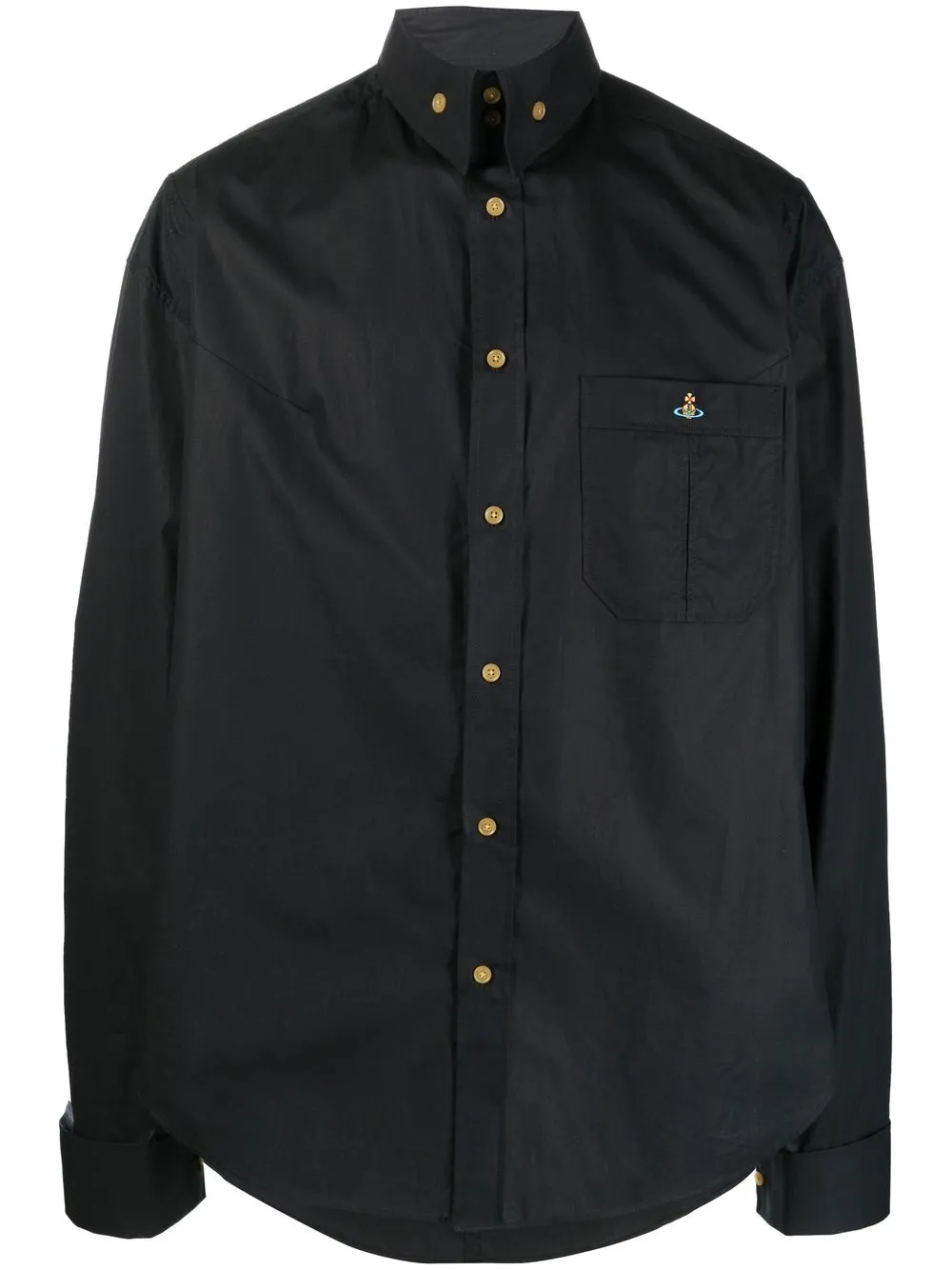 

Vivienne Westwood camisa Stripped Krall - Negro