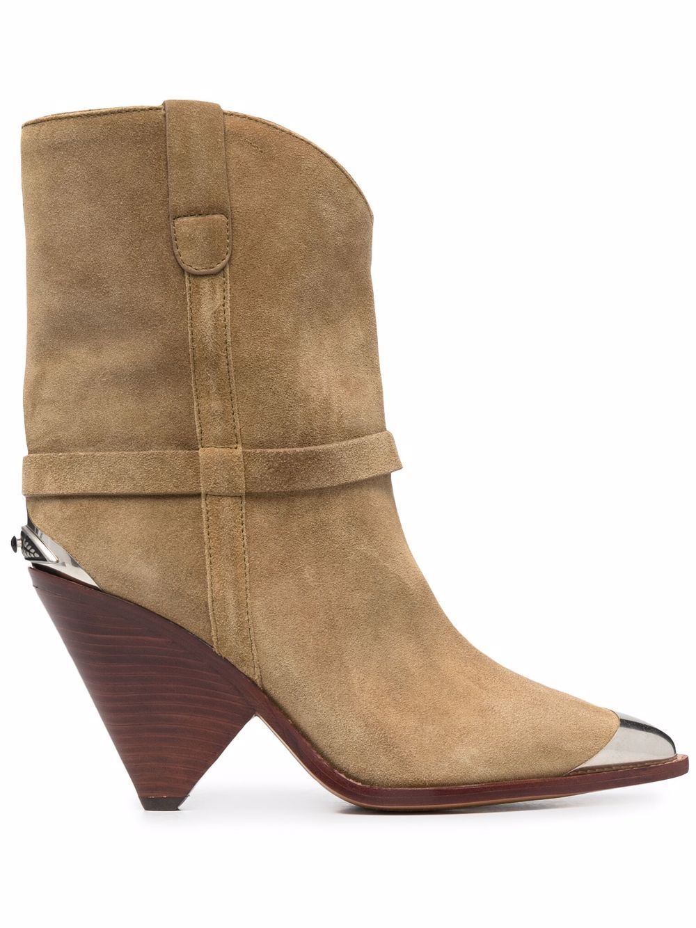 

Isabel Marant Limza 105mm suede boots - Neutrals