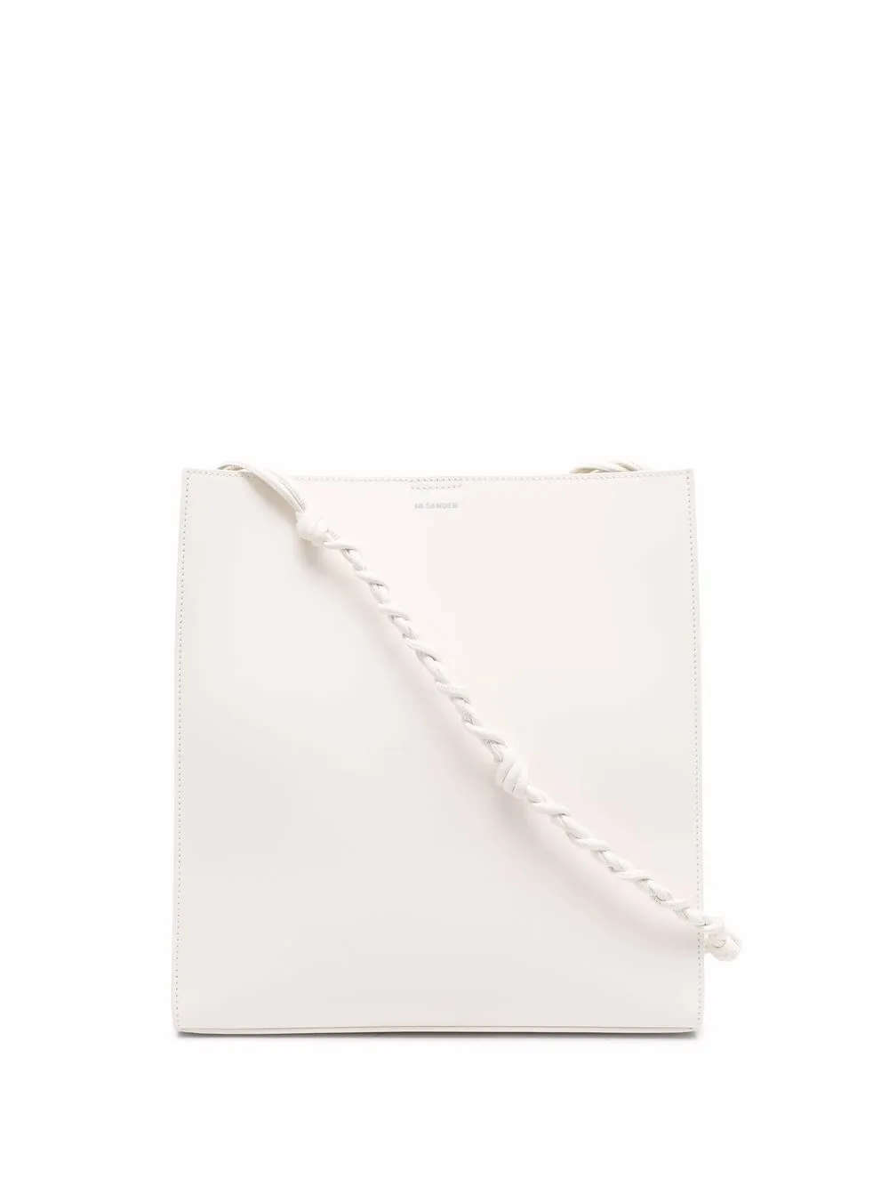 

Jil Sander bolsa de hombro con logo en relieve - Blanco