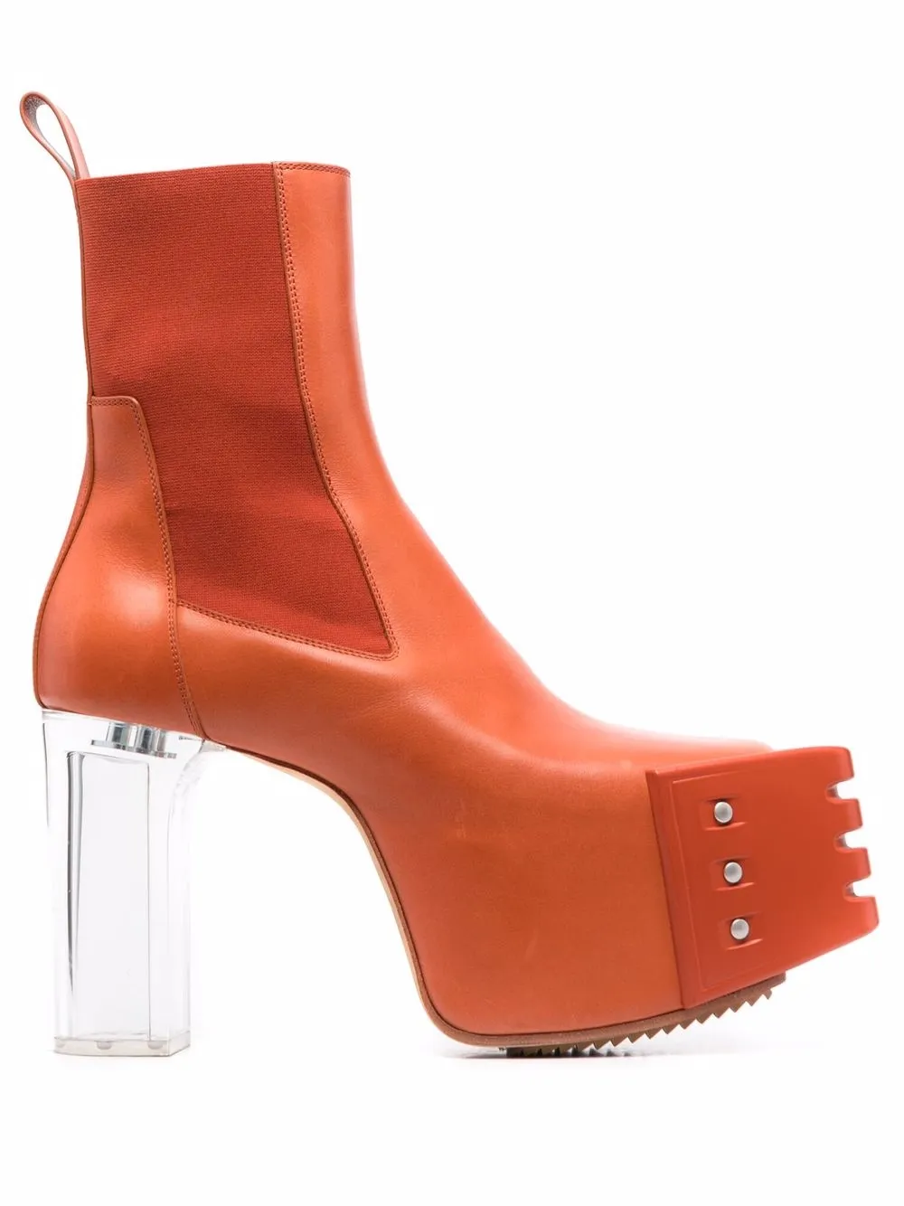 

Rick Owens botas de plataforma - Naranja