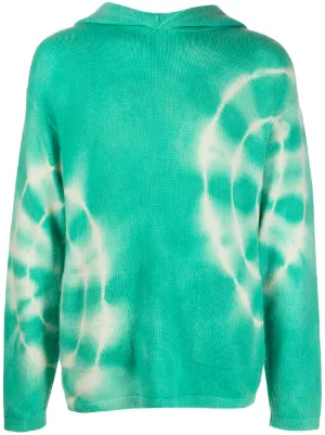 maui tie dye moletom com capuz