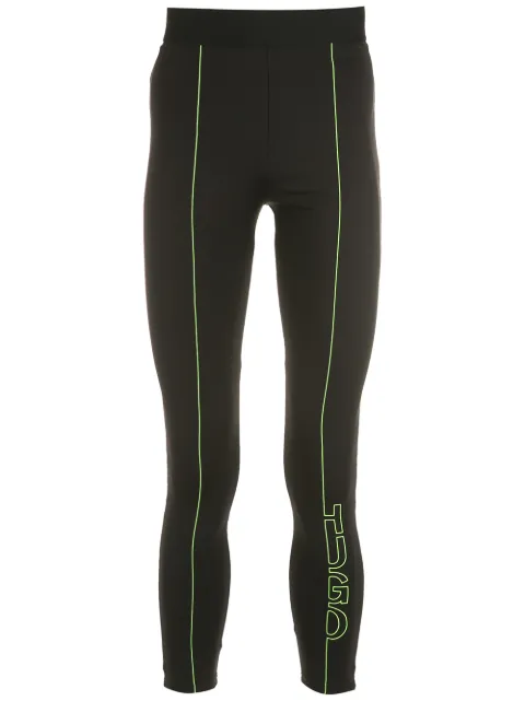 HUGO Legging com estampa de logo reflexivo