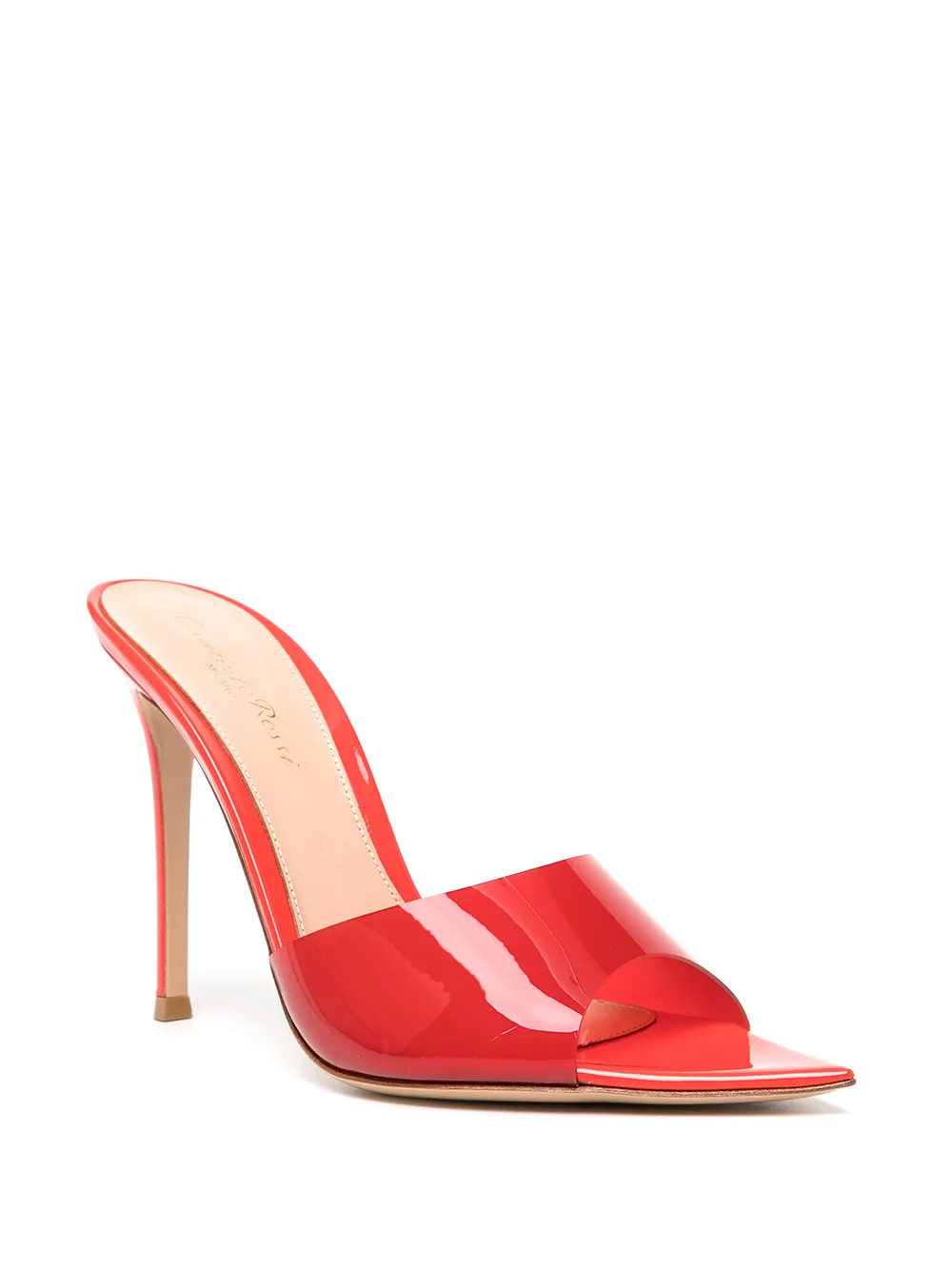 Gianvito Rossi Elle doorzichtige sandalen - Rood