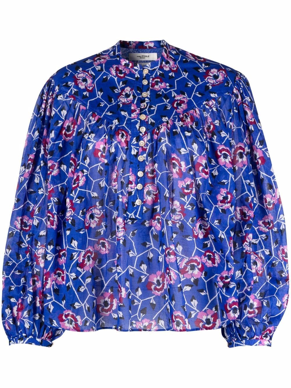 MARANT ÉTOILE Salika floral-print long-sleeve Blouse - Farfetch