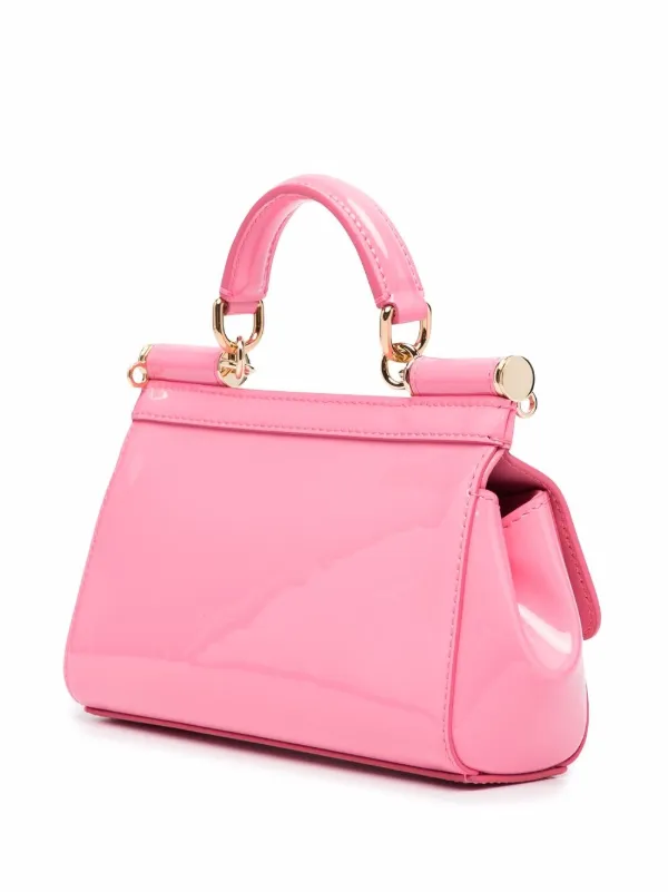 Dolce Gabbana small Sicily shoulder bag women Calf Leather One Size Pink