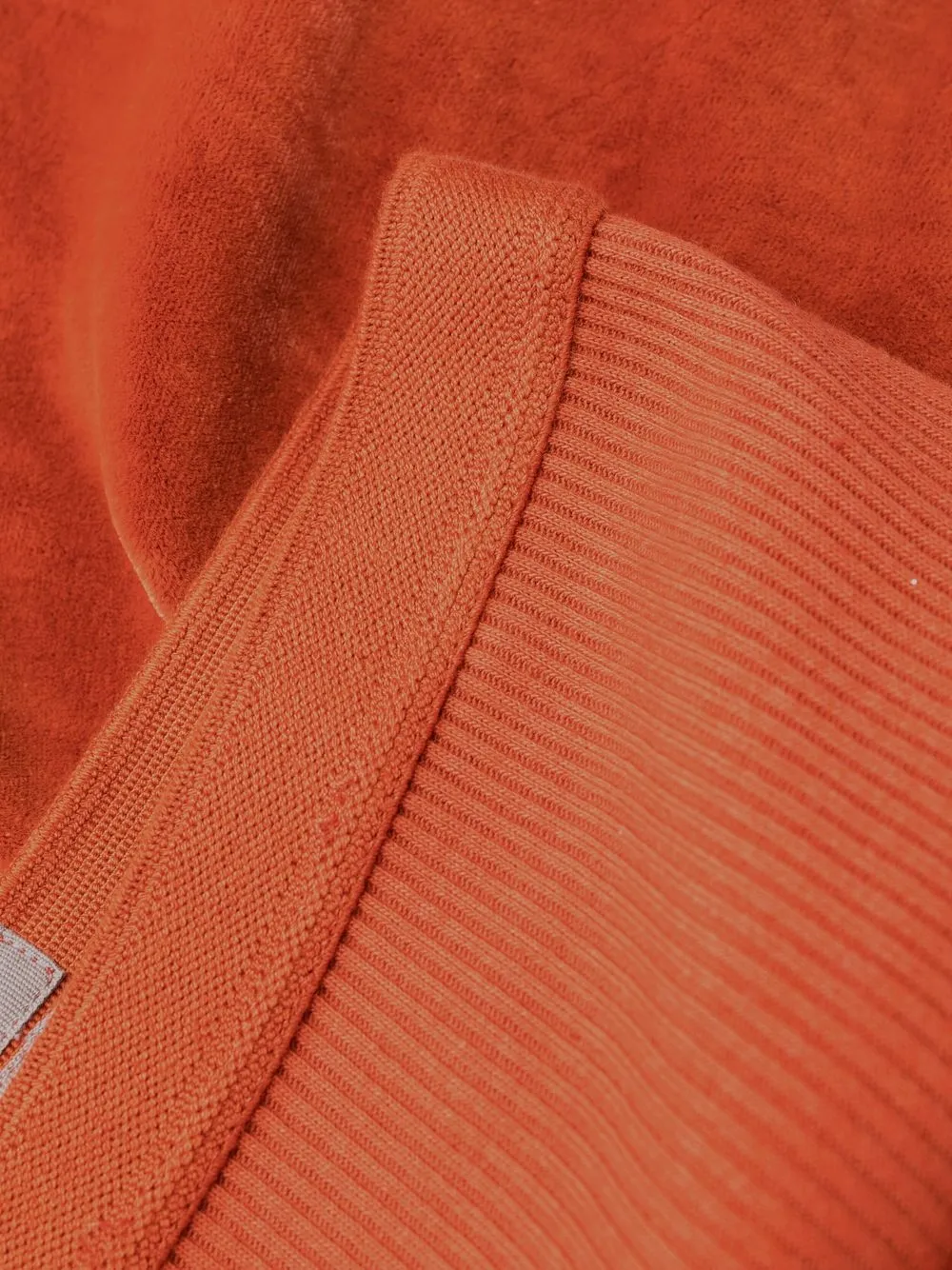 bias-cut velvet-effect trousers