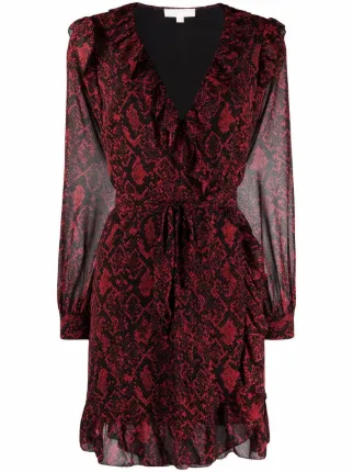 Michael kors snake print dress deals