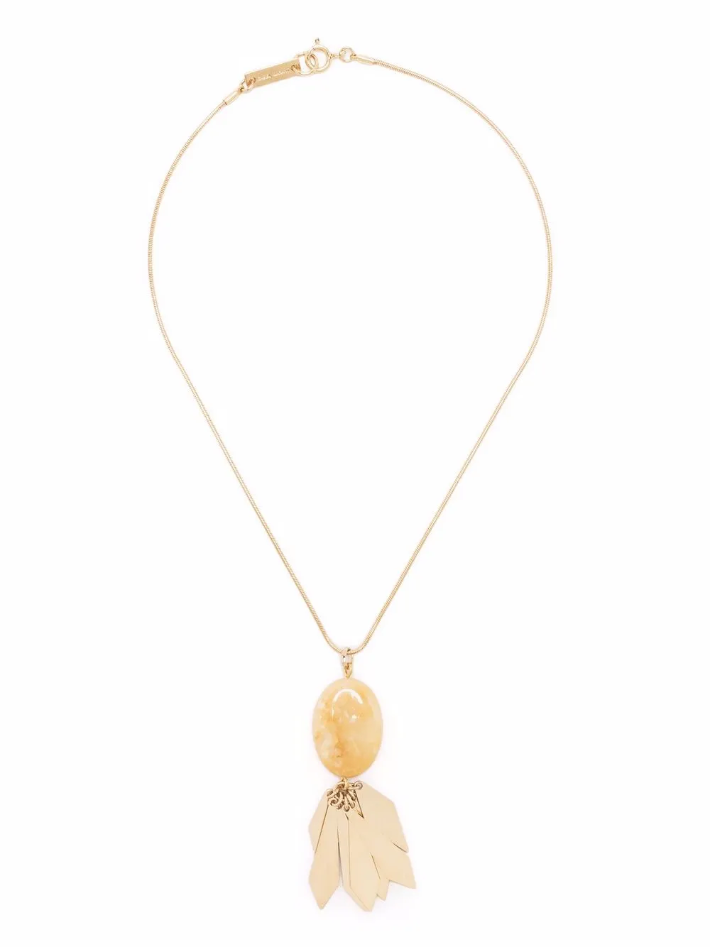 Rep ISABEL MARANT stone pendant necklace Women