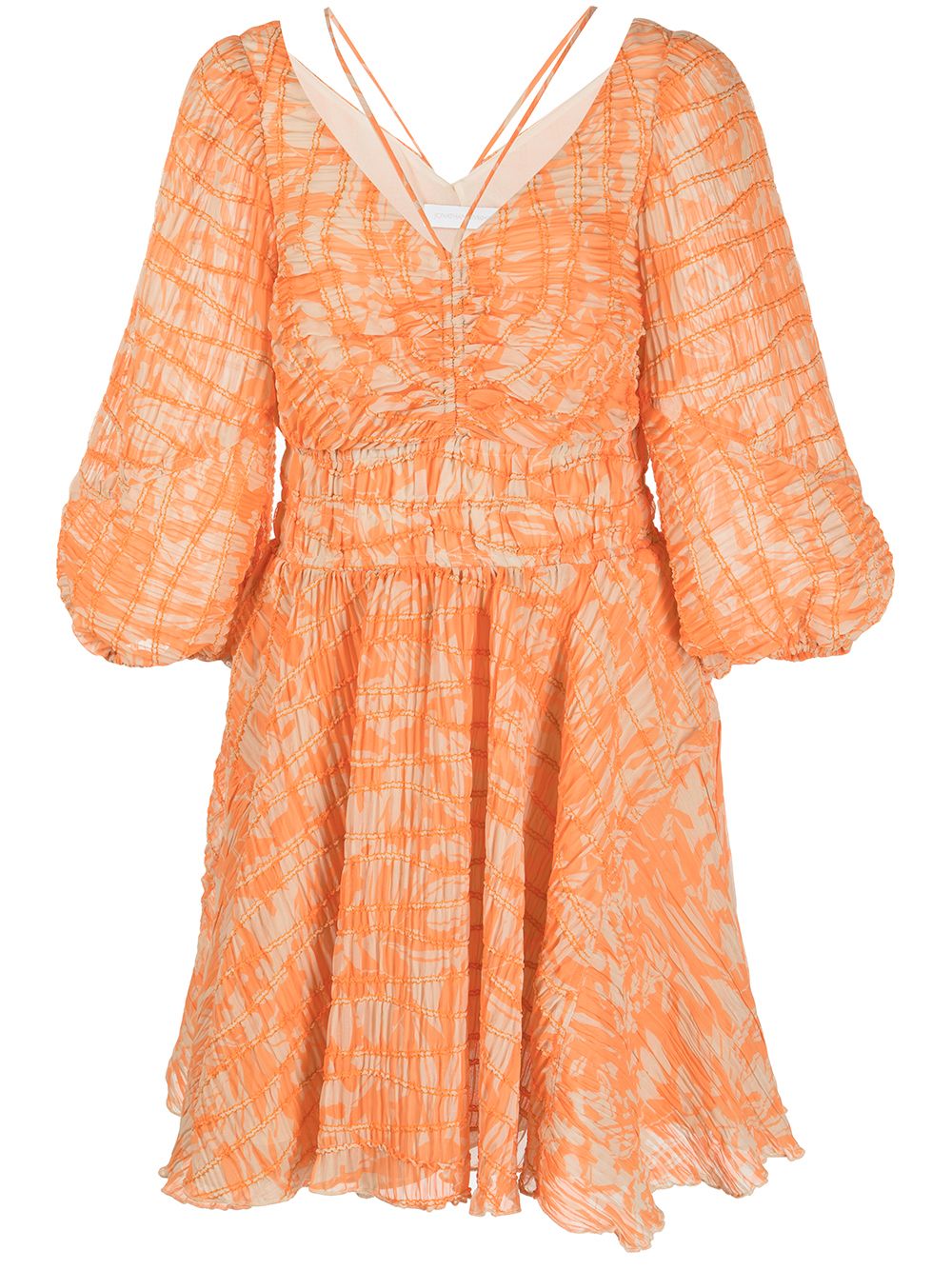 

Jonathan Simkhai vestido Lena - Naranja