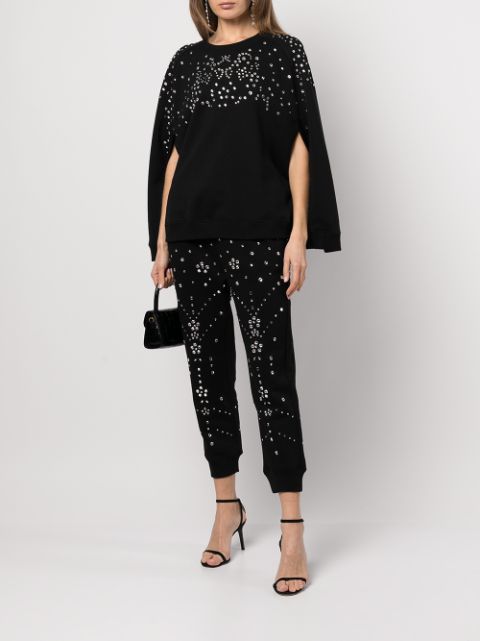 Shop Cynthia Rowley rhinestone-embellished sweatpants with Express ...