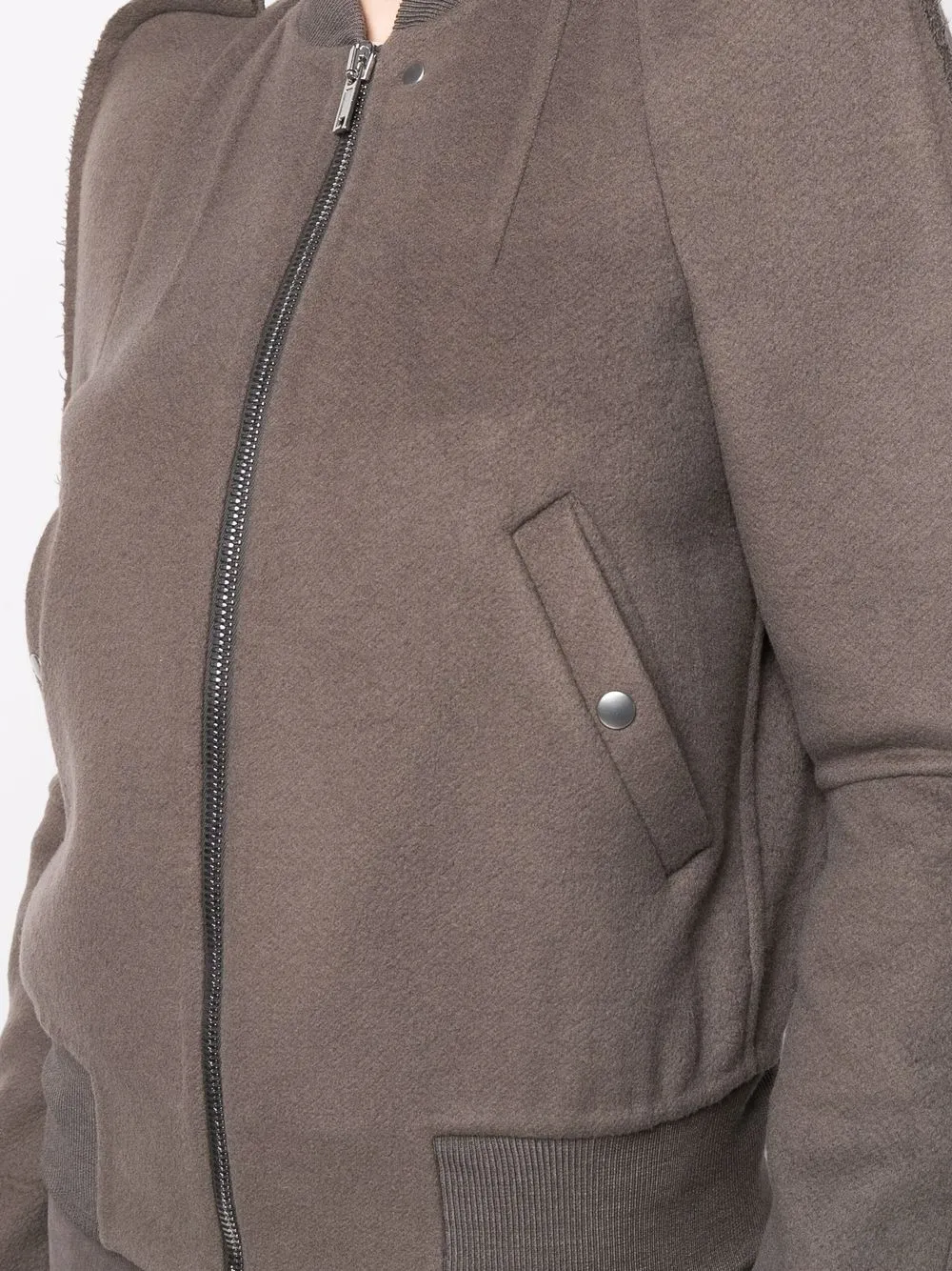 Rick Owens bionic puff-sleeve bomber jacket | Image 5