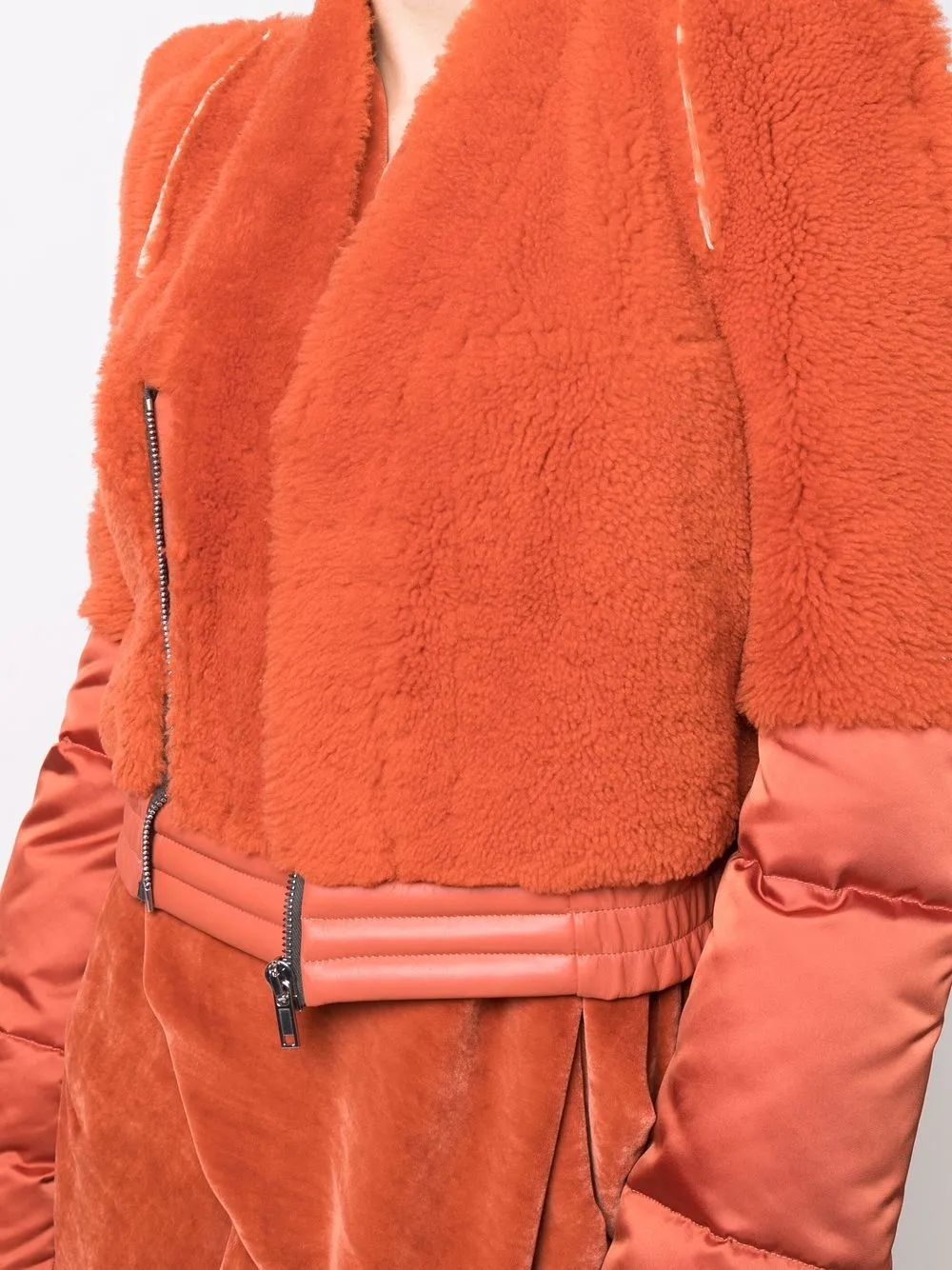 bionic reversible padded bomber jacket