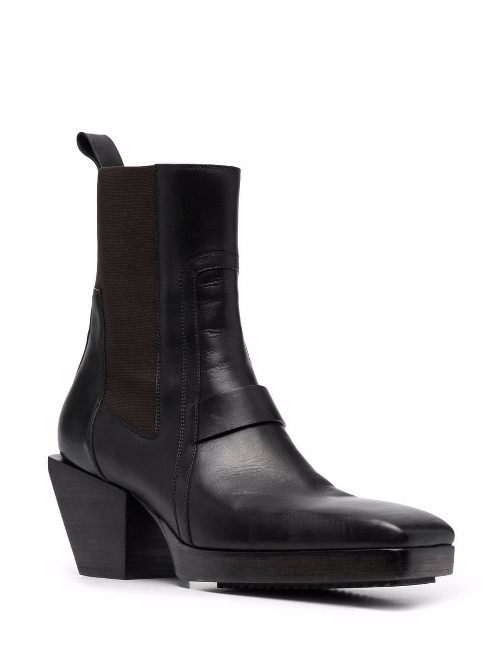 Rick Owens square-toe Leather Boots - Farfetch