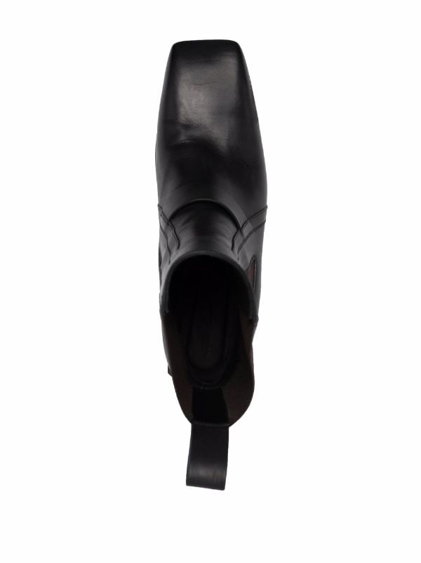 Rick Owens square-toe Leather Boots - Farfetch