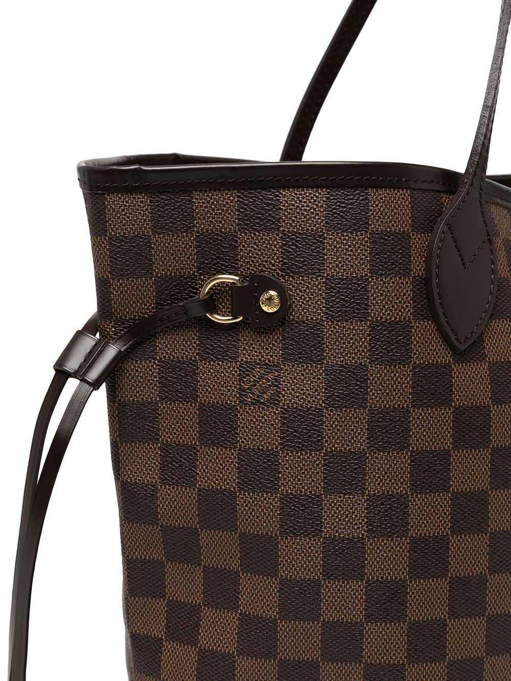 фото Louis vuitton сумка-тоут damier ebène neverfull mm 2009-го года