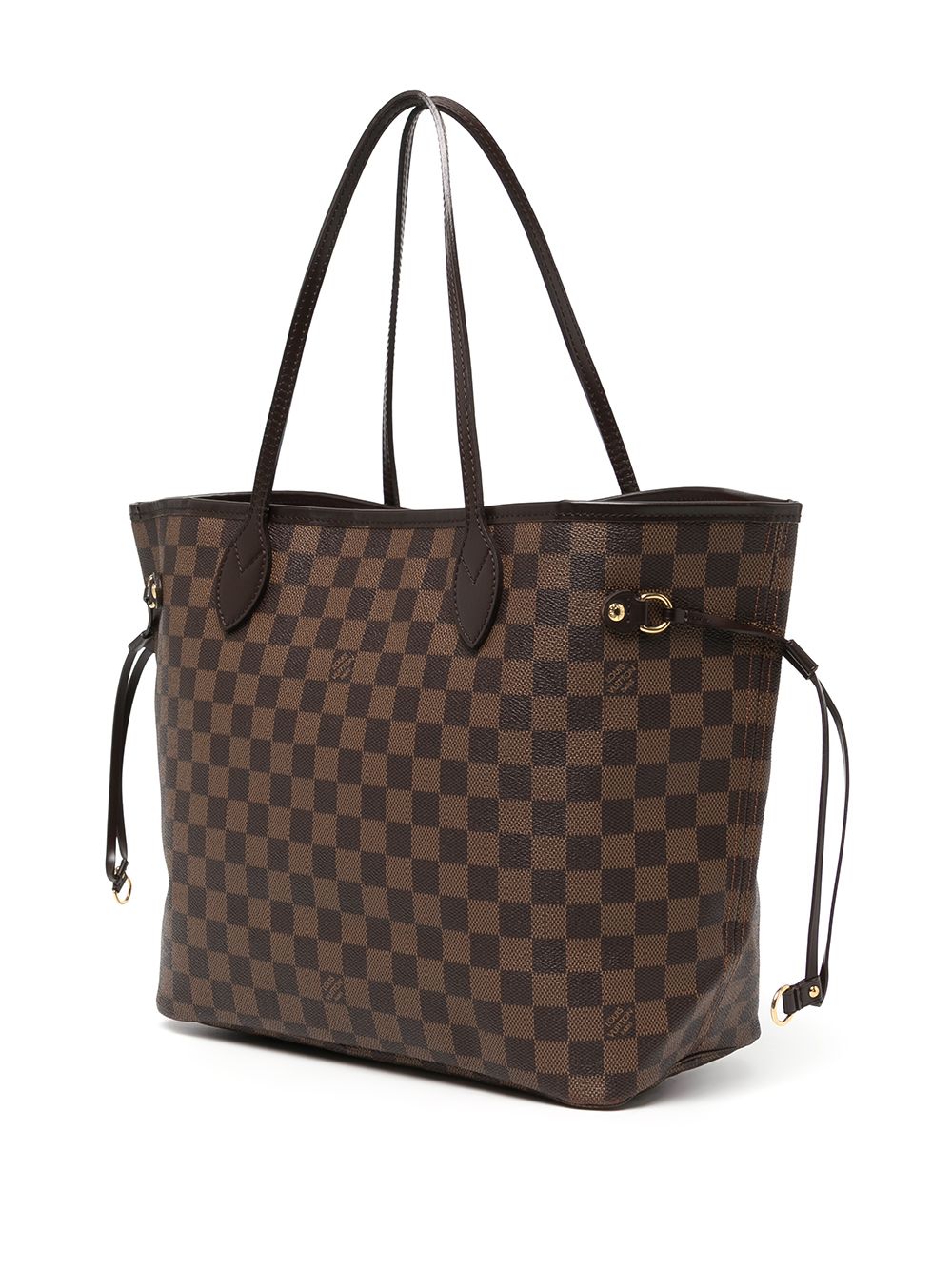 фото Louis vuitton сумка-тоут damier ebène neverfull mm 2009-го года