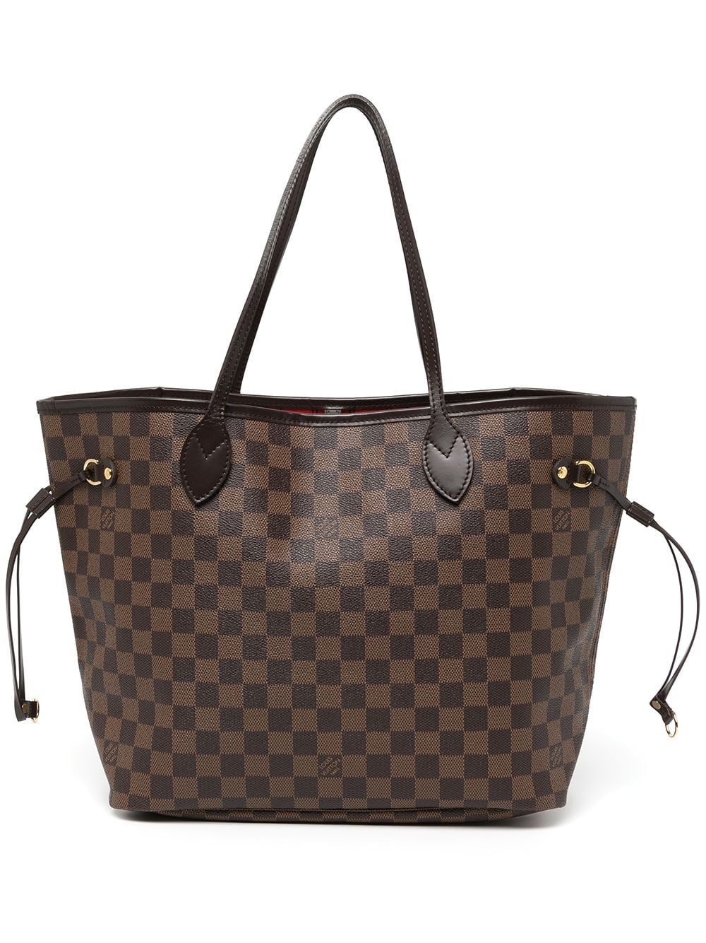 фото Louis vuitton сумка-тоут damier ebène neverfull mm 2009-го года