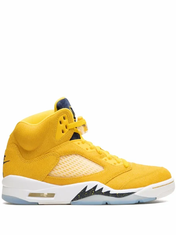 yellow jordan retro 5