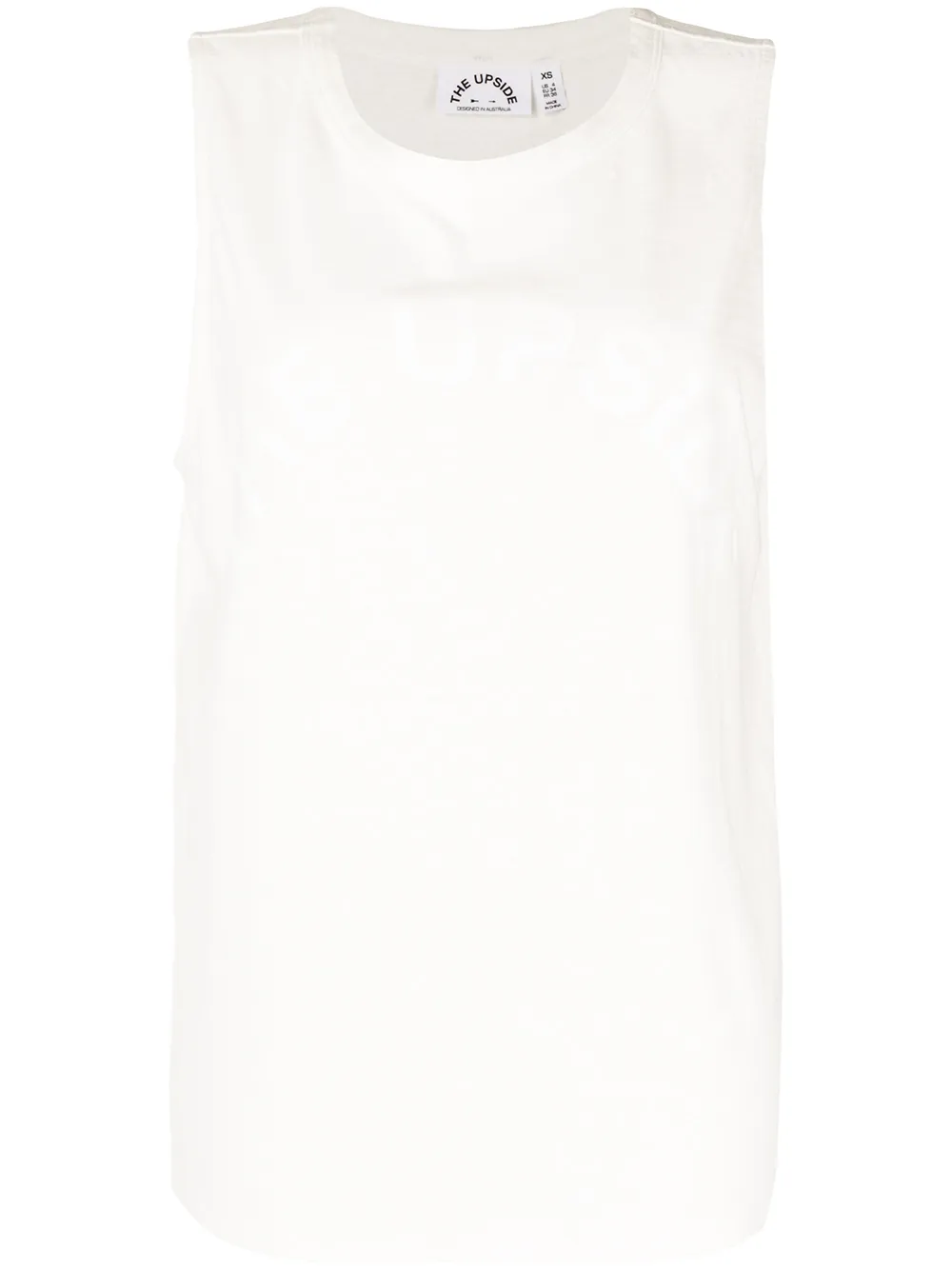 

The Upside top con cuello redondo - Blanco