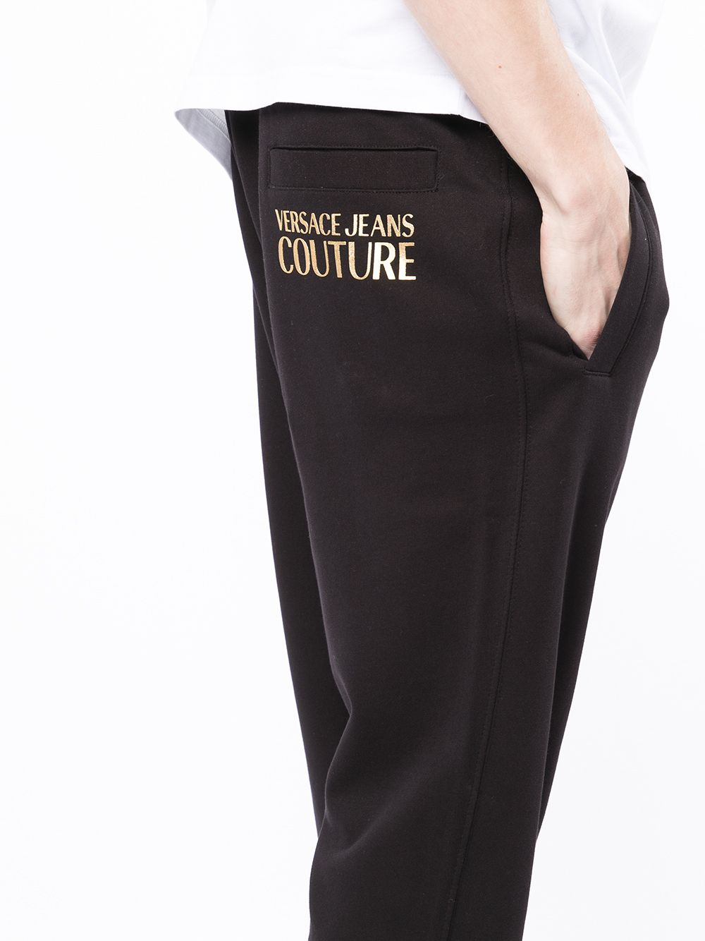 фото Versace jeans couture спортивные брюки с логотипом