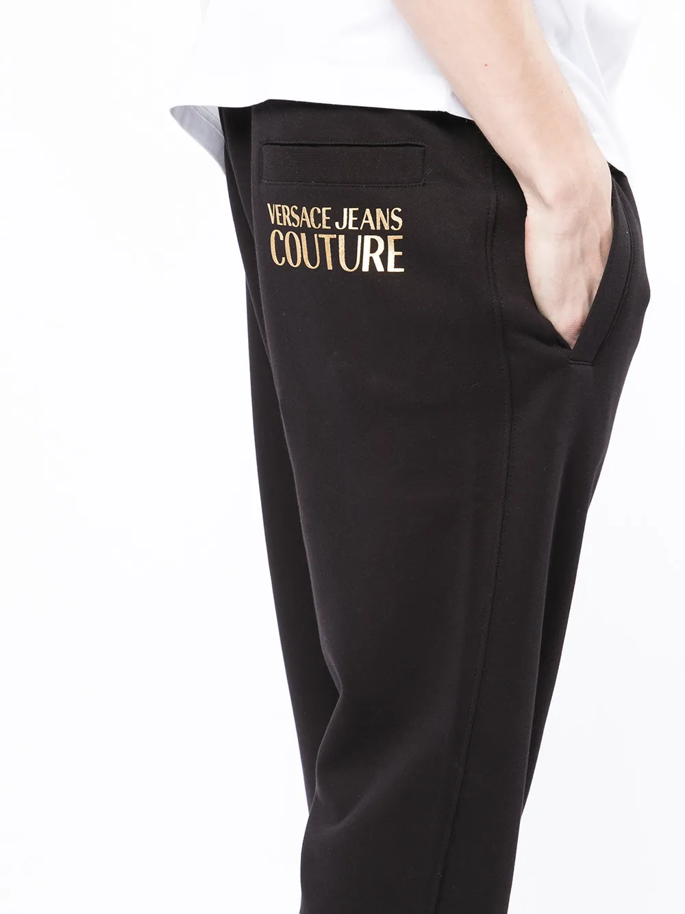 фото Versace jeans couture спортивные брюки с логотипом