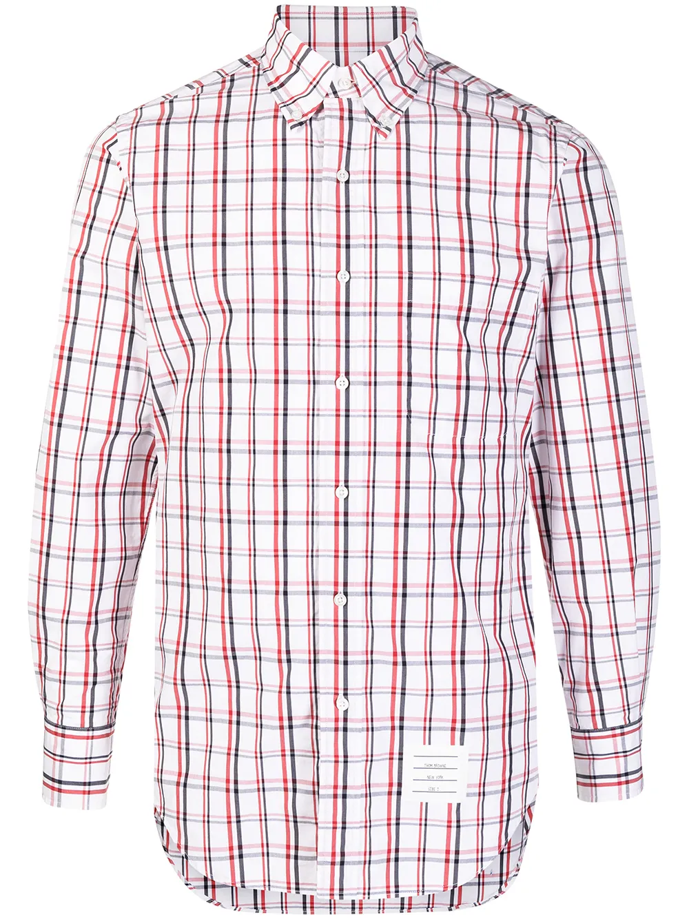 

Thom Browne camisa a cuadros - Blanco