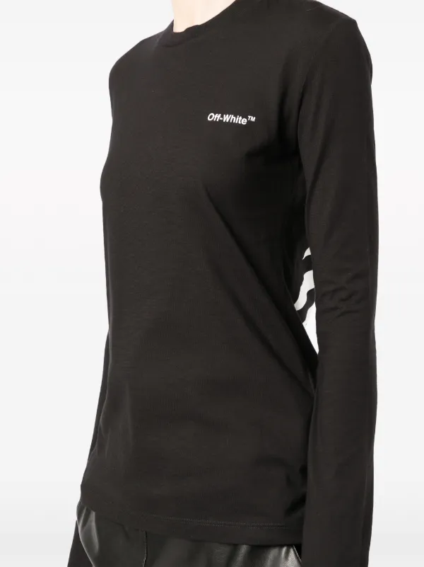 off-white オフホワイト ロンT 長袖 ブラック off-white オフホワイト