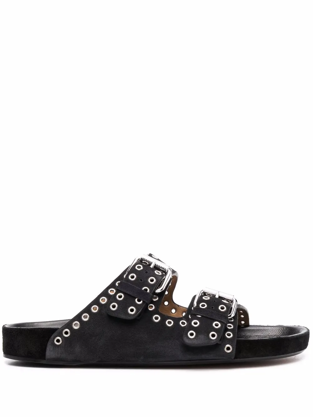 

Isabel Marant sandalias con ojales - Negro