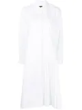 Juun.J pleated shirt dress - White