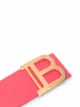 Balmain logo-buckle leather belt