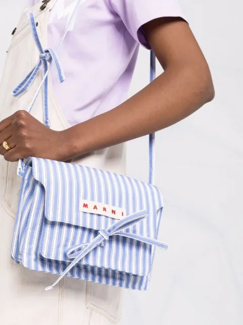 Marni ストライプ ショルダーバッグ - Farfetch
