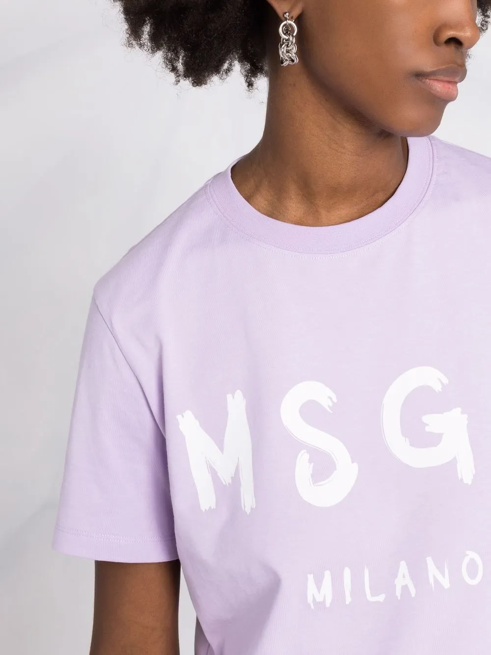 фото Msgm футболка с логотипом