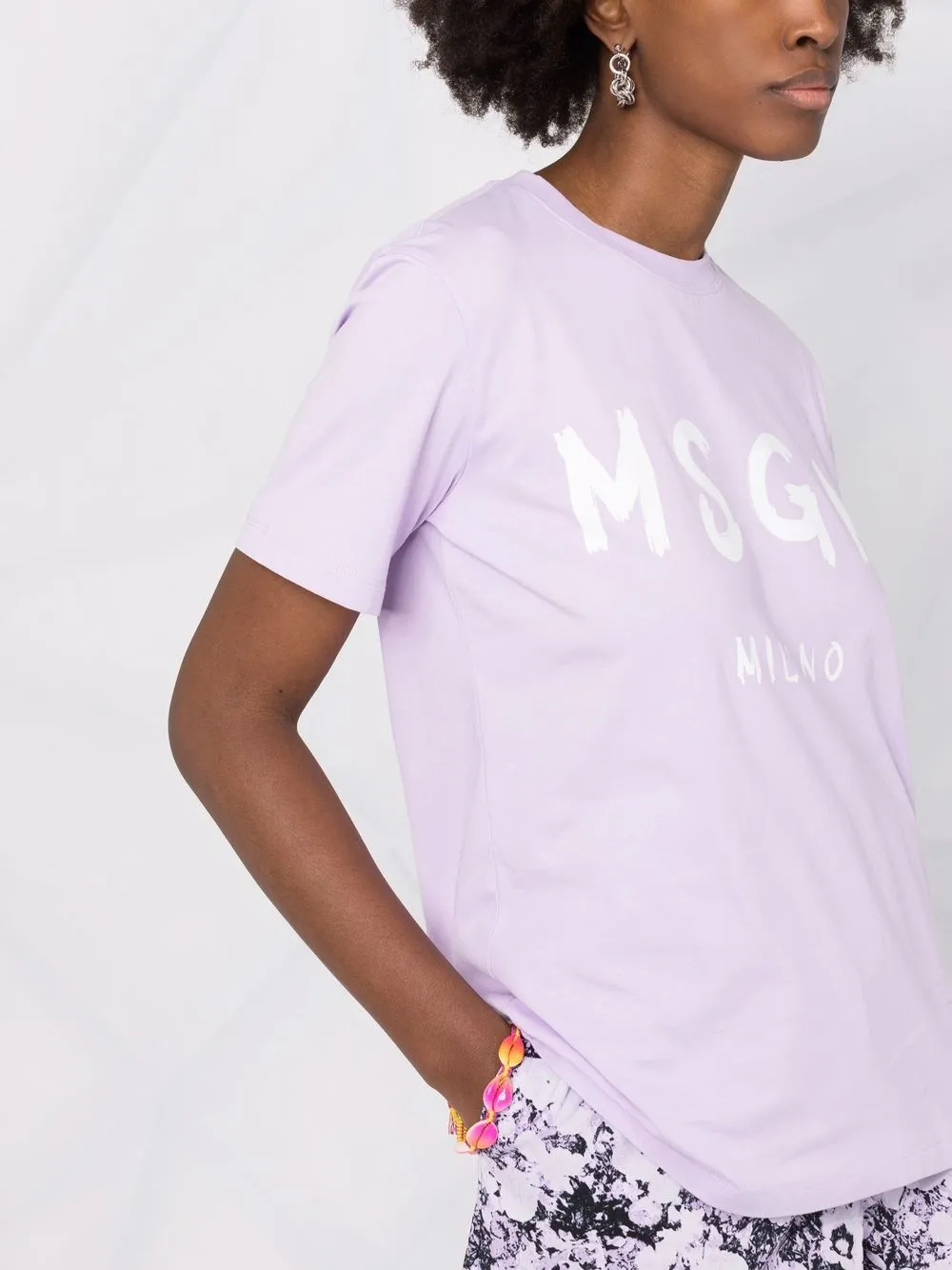 фото Msgm футболка с логотипом