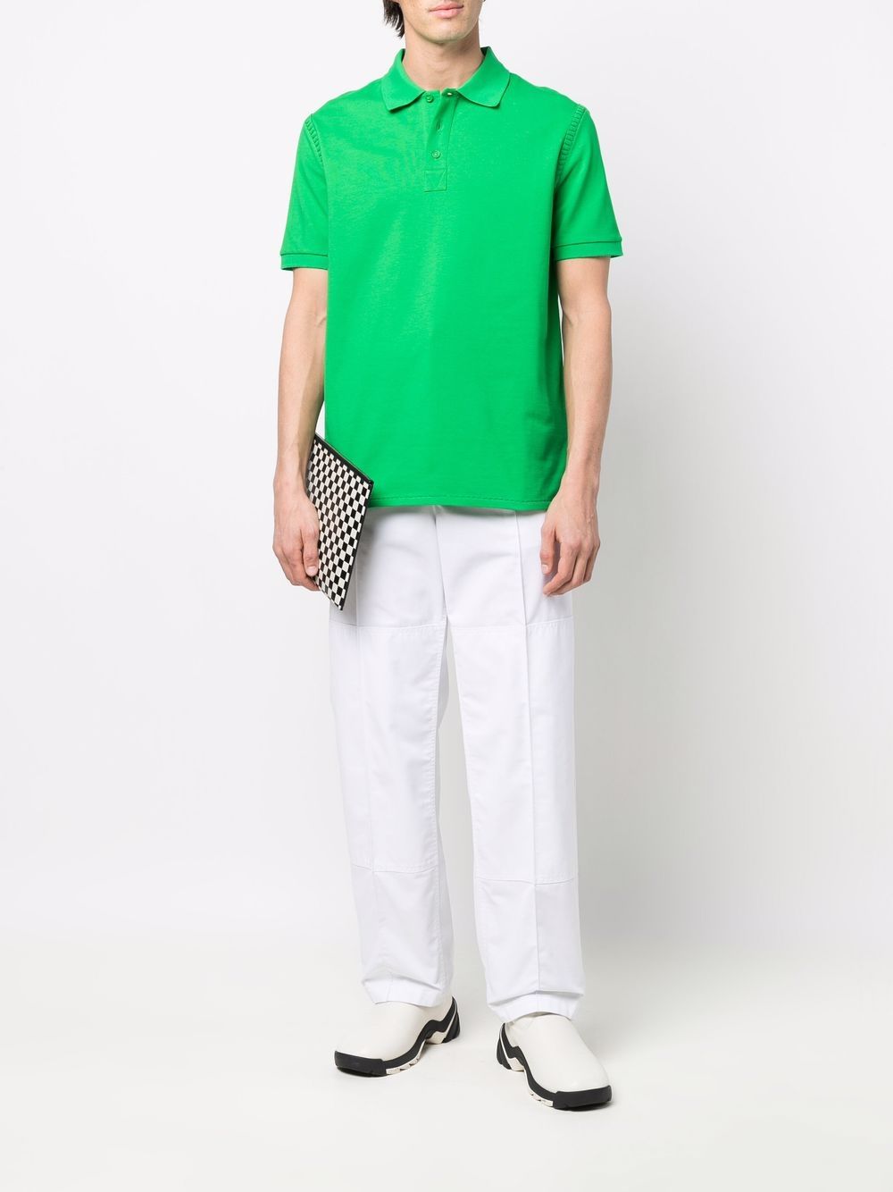 Bottega Veneta Getailleerd poloshirt - Groen