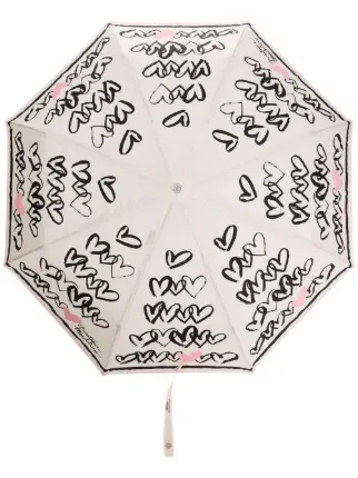 moschino umbrella heart