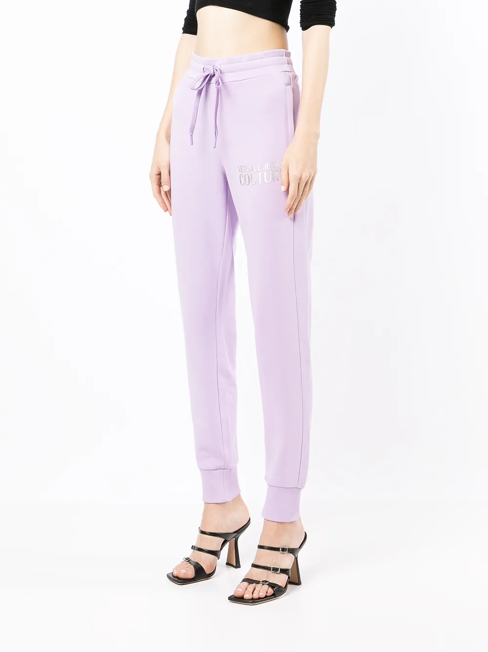 фото Versace jeans couture спортивные брюки с логотипом