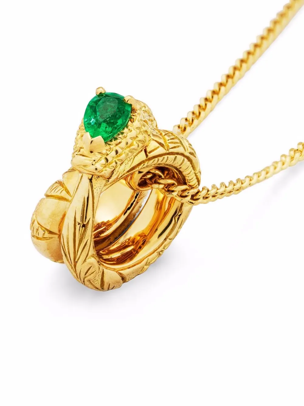 Ouroboros necklace gucci