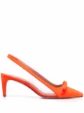 RED(V) Sandie 60mm slingback pumps - Orange