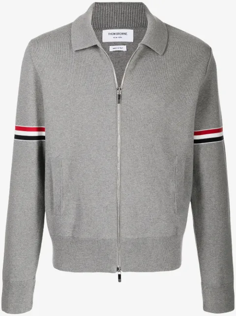 Thom Browne RWB stripe detailed cardigan