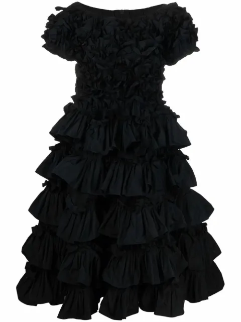 RED Valentino ruffled flared dress