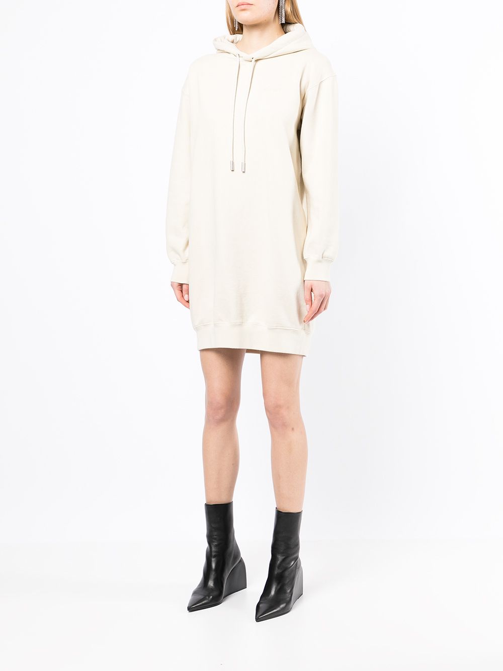 Off-White Diag-stripe print sweatshirt dress Women